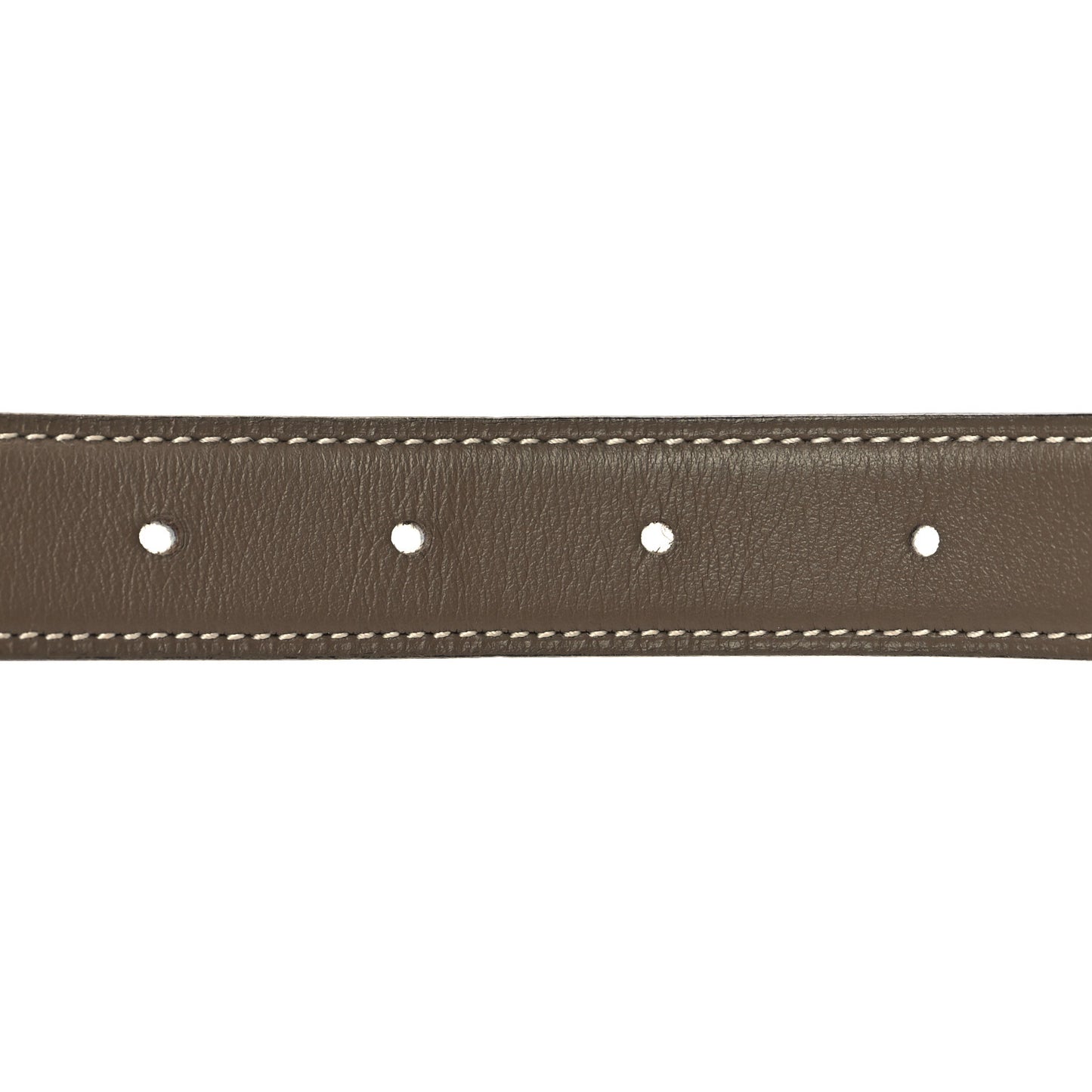 Epsom Swift 24mm Mini H Belt 75 30 White Etoupe