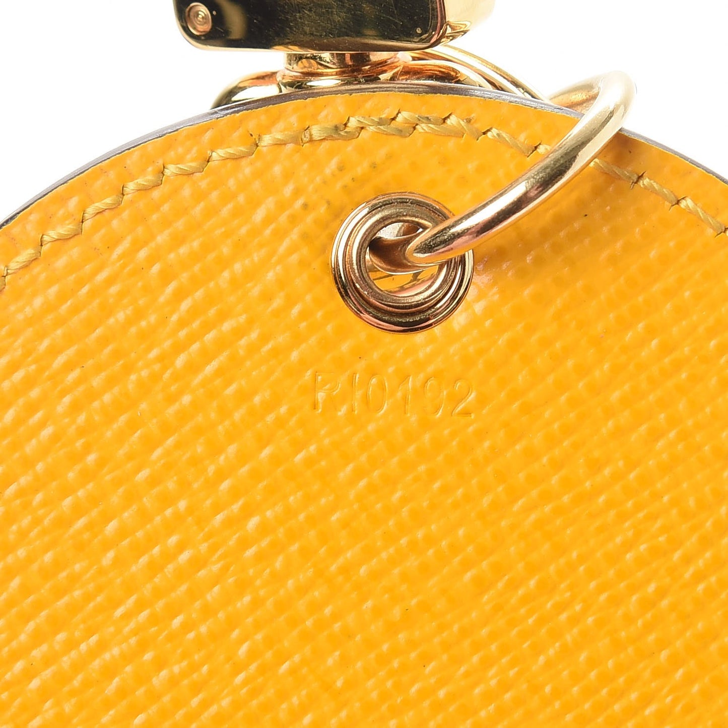 Monogram Kusama Town Key Ring Yellow