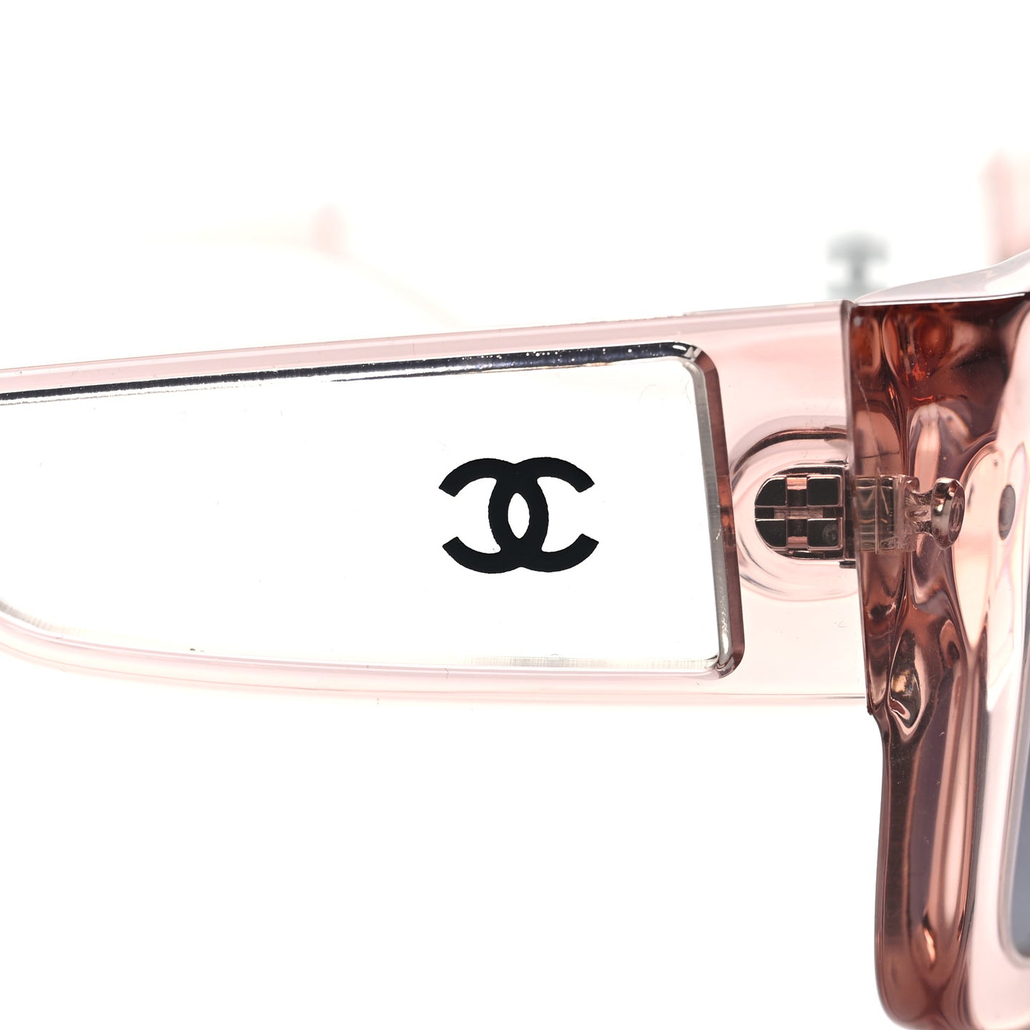 Acetate CC Rectangle Sunglasses 5430 Pink
