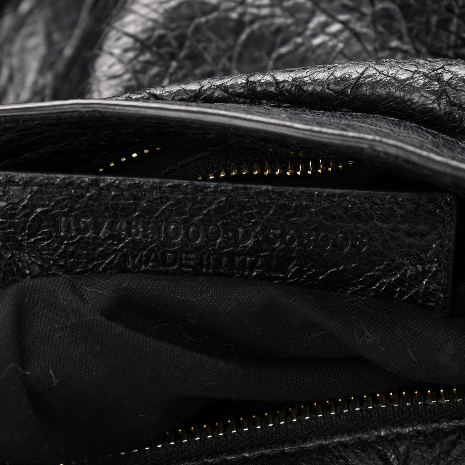 Balenciaga Agneau Classic Gold Hardware City Black 7 of 10