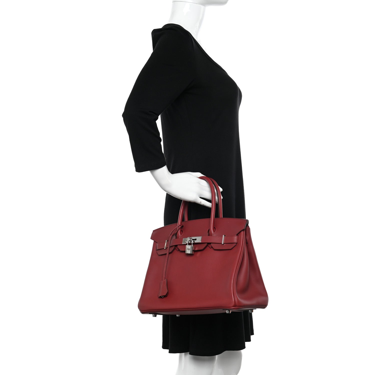 Hermes Swift Birkin 30 Rouge H 2 of 15