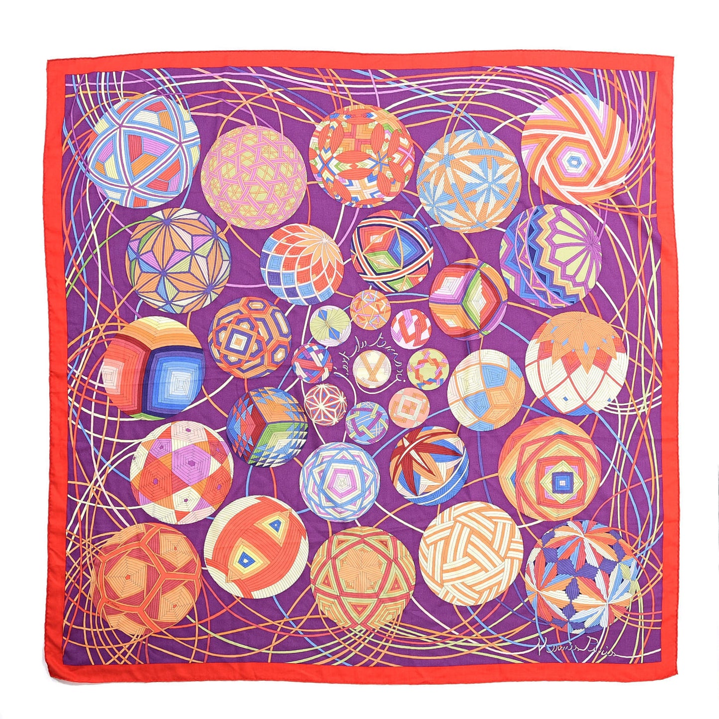 Cashmere Silk l' Art Du Temari Shawl 140