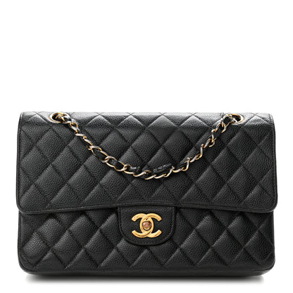 Chanel Caviar Quilted Medium Double Flap Black 1 of 17