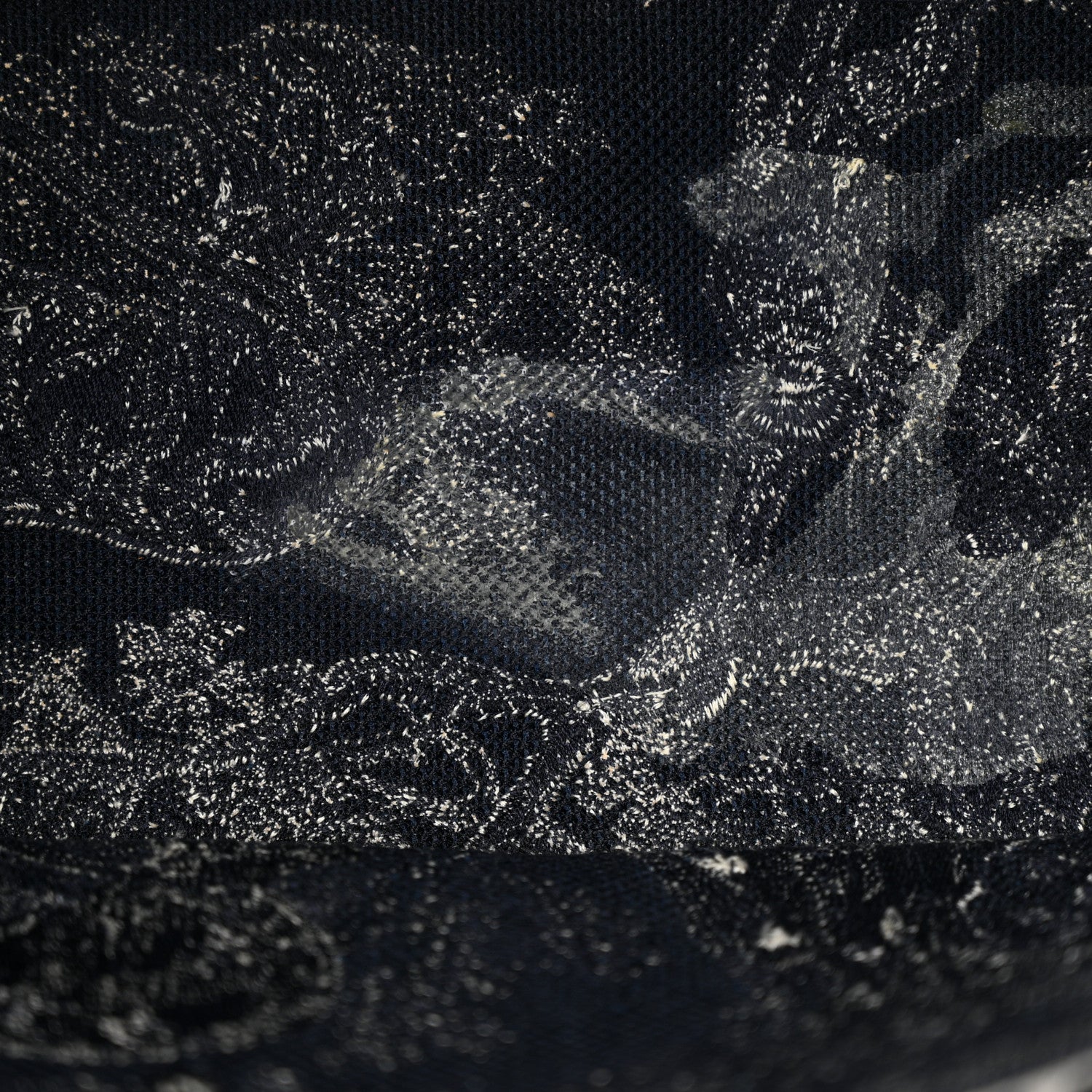 Christian Dior Canvas Embroidered Large Dioriviera Toile De Jouy Reverse Book Tote Blue 8 of 13
