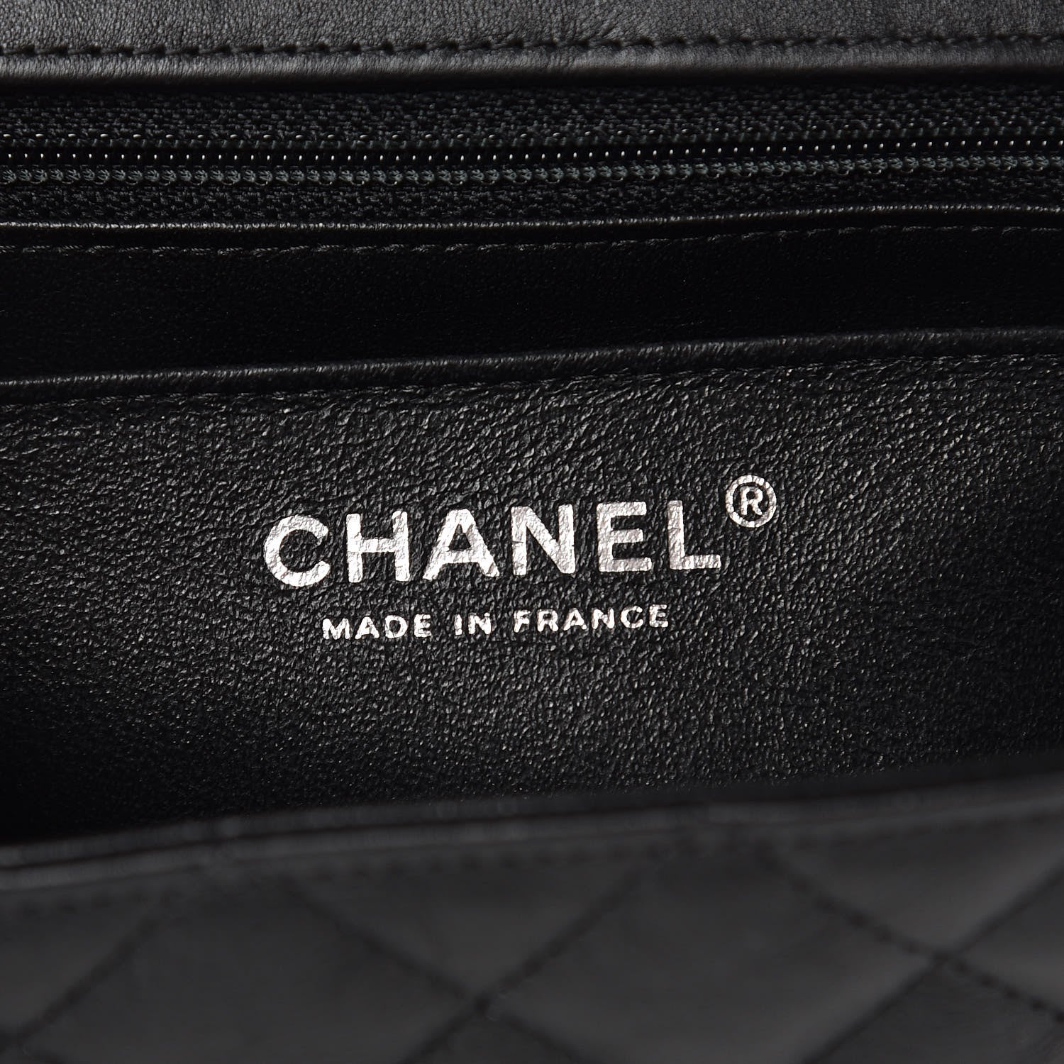 Chanel Crumpled Calfskin Quilted Mini Rectangular Flap So Black 6 of 9