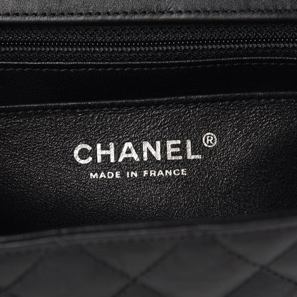 Chanel Crumpled Calfskin Quilted Mini Rectangular Flap So Black 6 of 9