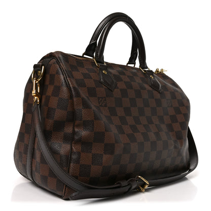 Louis Vuitton Damier Ebene Speedy Bandouliere 30 3 of 10