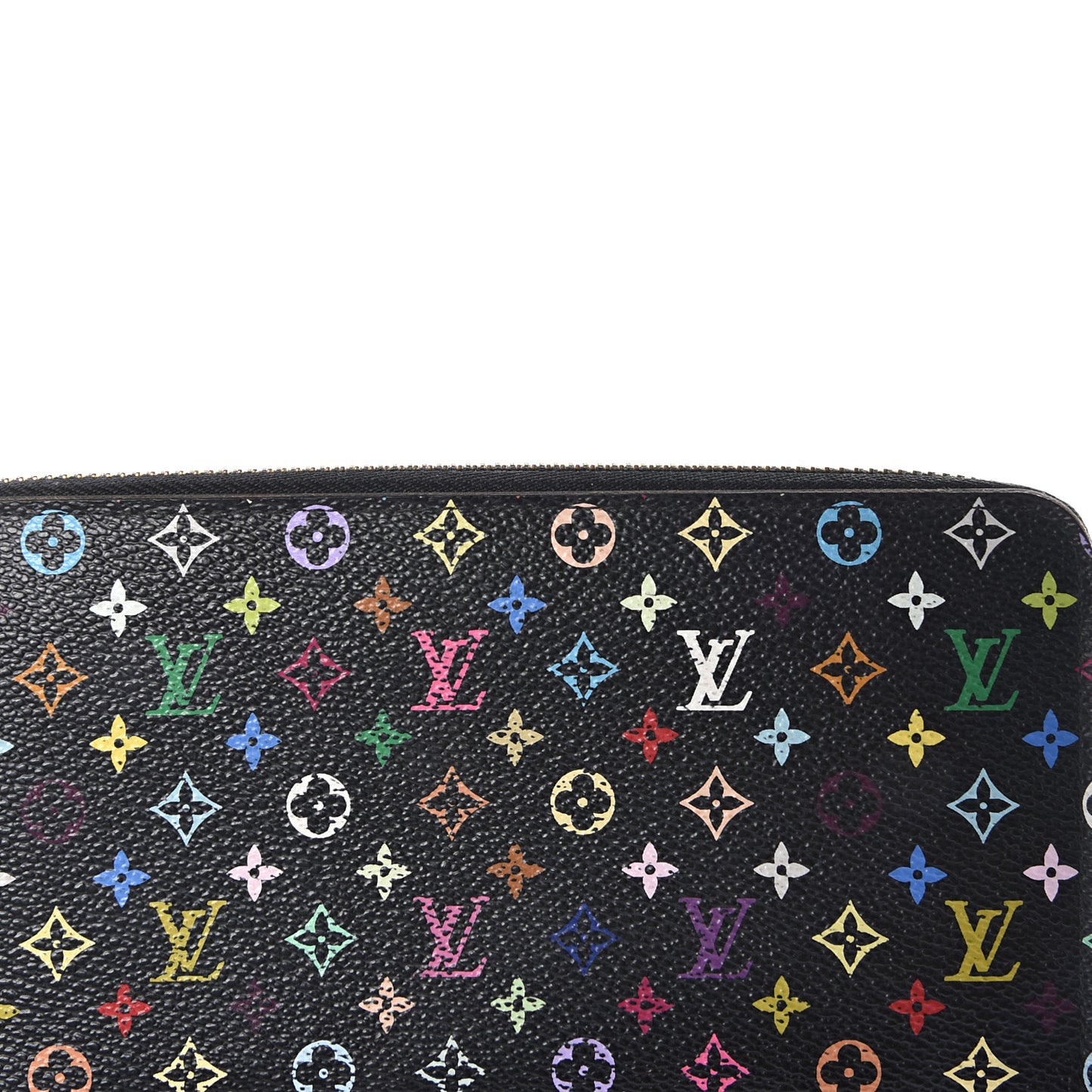 Monogram Multicolor Zippy Wallet Black Grenade
