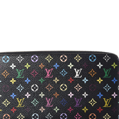 Louis Vuitton Monogram Multicolor Zippy Wallet Black Grenade 5 of 7
