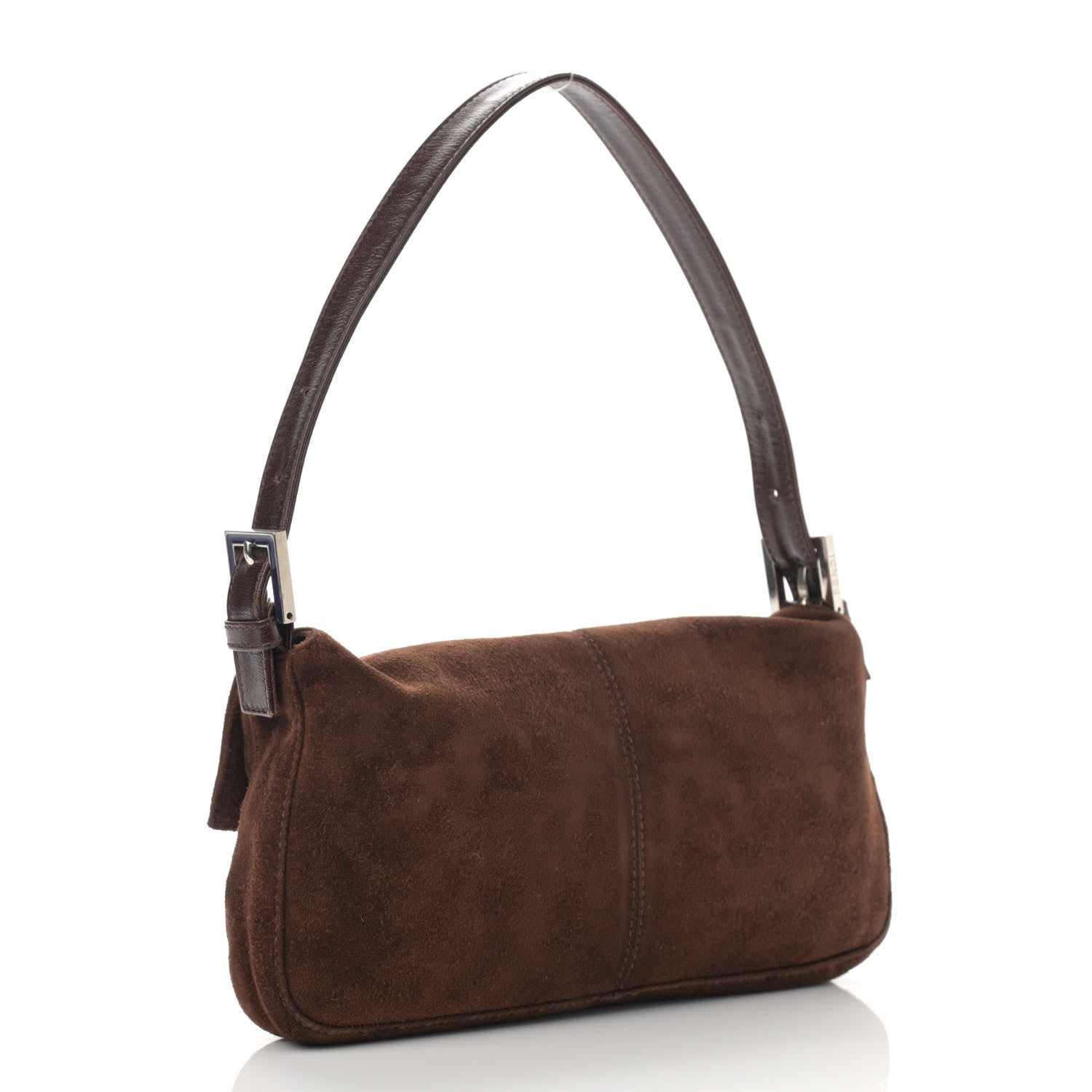 Fendi Suede Baguette Brown 3 of 13
