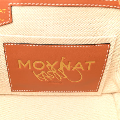 Moynat X KASING LUNG Calfskin Canvas M Labubu Tote PM Brown 9 of 9