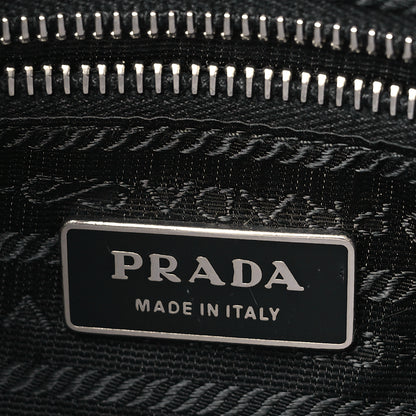Prada Nylon Tessuto Messenger Bag Black 6 of 10