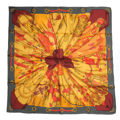 Hermes Silk Soleil De Soie Scarf 90 2 of 5