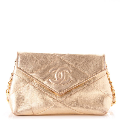 Chanel Metallic Lambskin Quilted Small Flap Gold 1 of 11