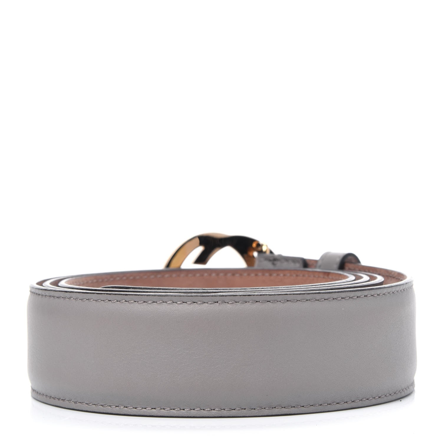 Gucci Moon Calfskin Interlocking G 37mm Belt 115 46 Storm Grey 2 of 10