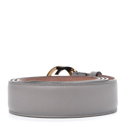 Gucci Moon Calfskin Interlocking G 37mm Belt 115 46 Storm Grey 2 of 10