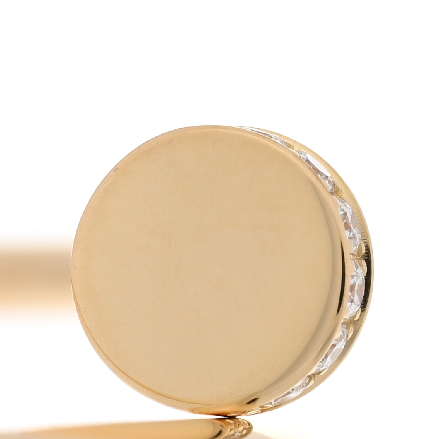 Cartier 18K Yellow Gold Diamond Small Juste Un Clou Bracelet 19 4 of 5