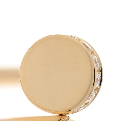 Cartier 18K Yellow Gold Diamond Small Juste Un Clou Bracelet 19 4 of 5
