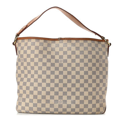 Louis Vuitton Damier Azur Delightful MM Rose Ballerine 1 of 13