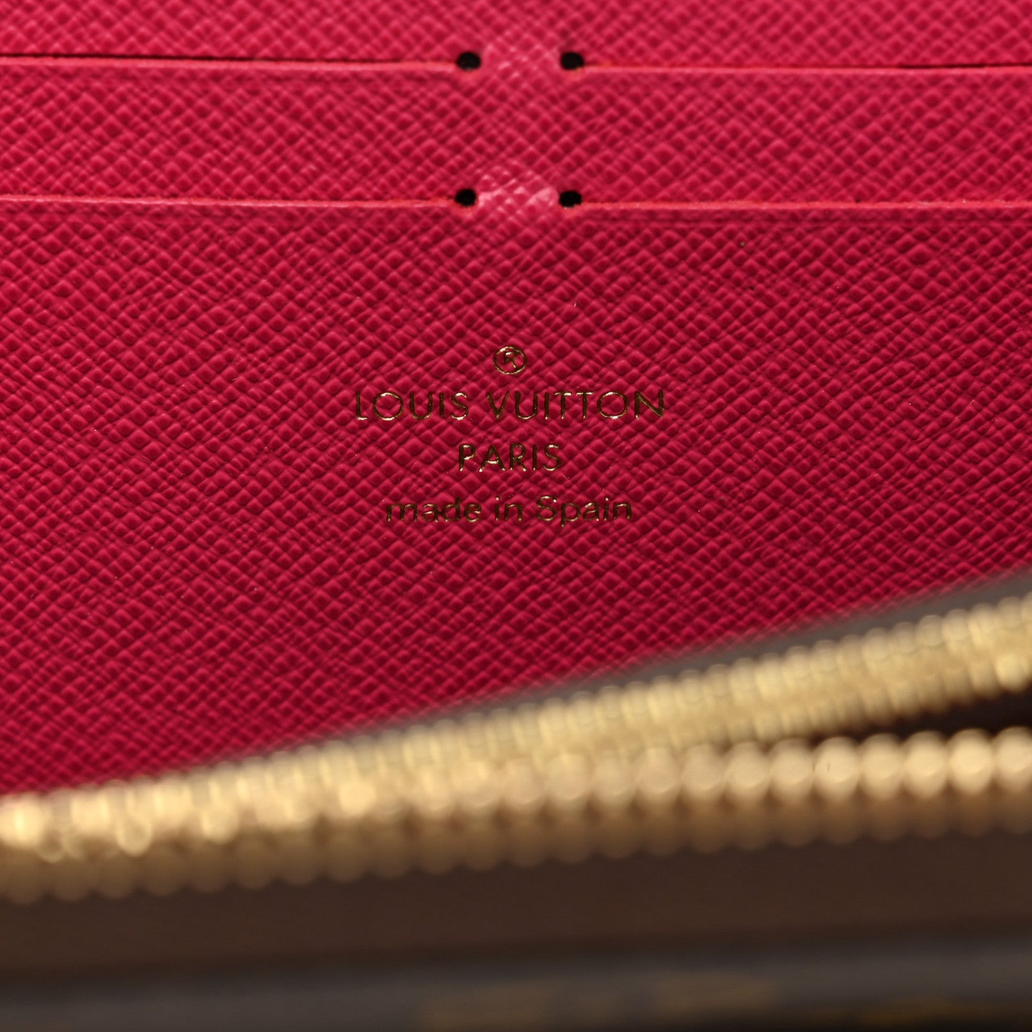 Louis Vuitton Monogram Clemence Wallet Fuchsia 6 of 7