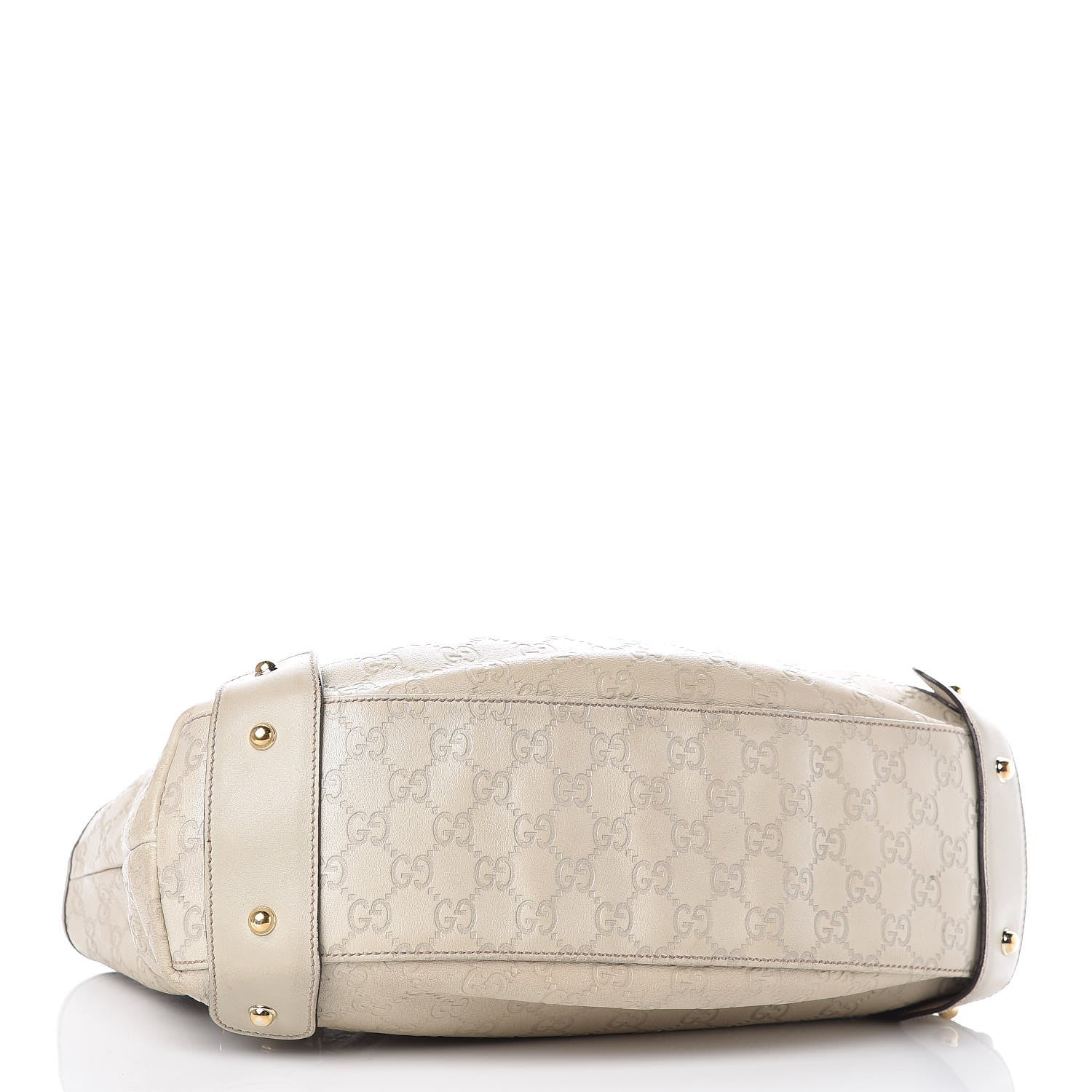 Gucci Guccissima Small Pelham Shoulder Bag Off White 4 of 15