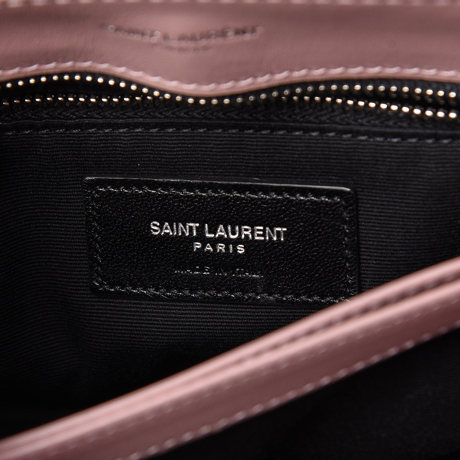 Saint Laurent Calfskin Y Quilted Monogram Toy Loulou Crossbody Bag Tender Pink 7 of 10