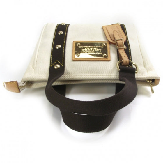 Louis Vuitton Cabas Antigua PM White 6 of 9