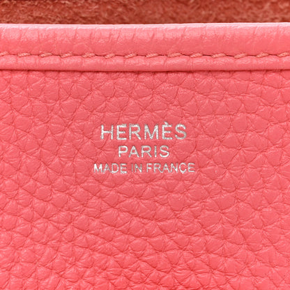 Hermes Taurillon Clemence Evelyne III PM Rose Azalee 6 of 18