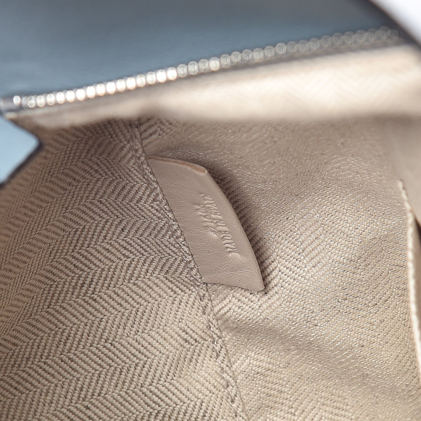Calfskin Puzzle Bag Stone Blue