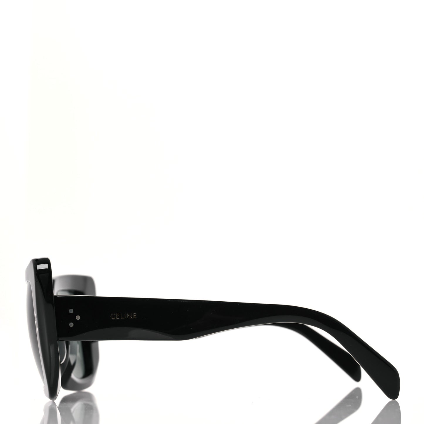 Acetate Square Sunglasses CL40156U Black