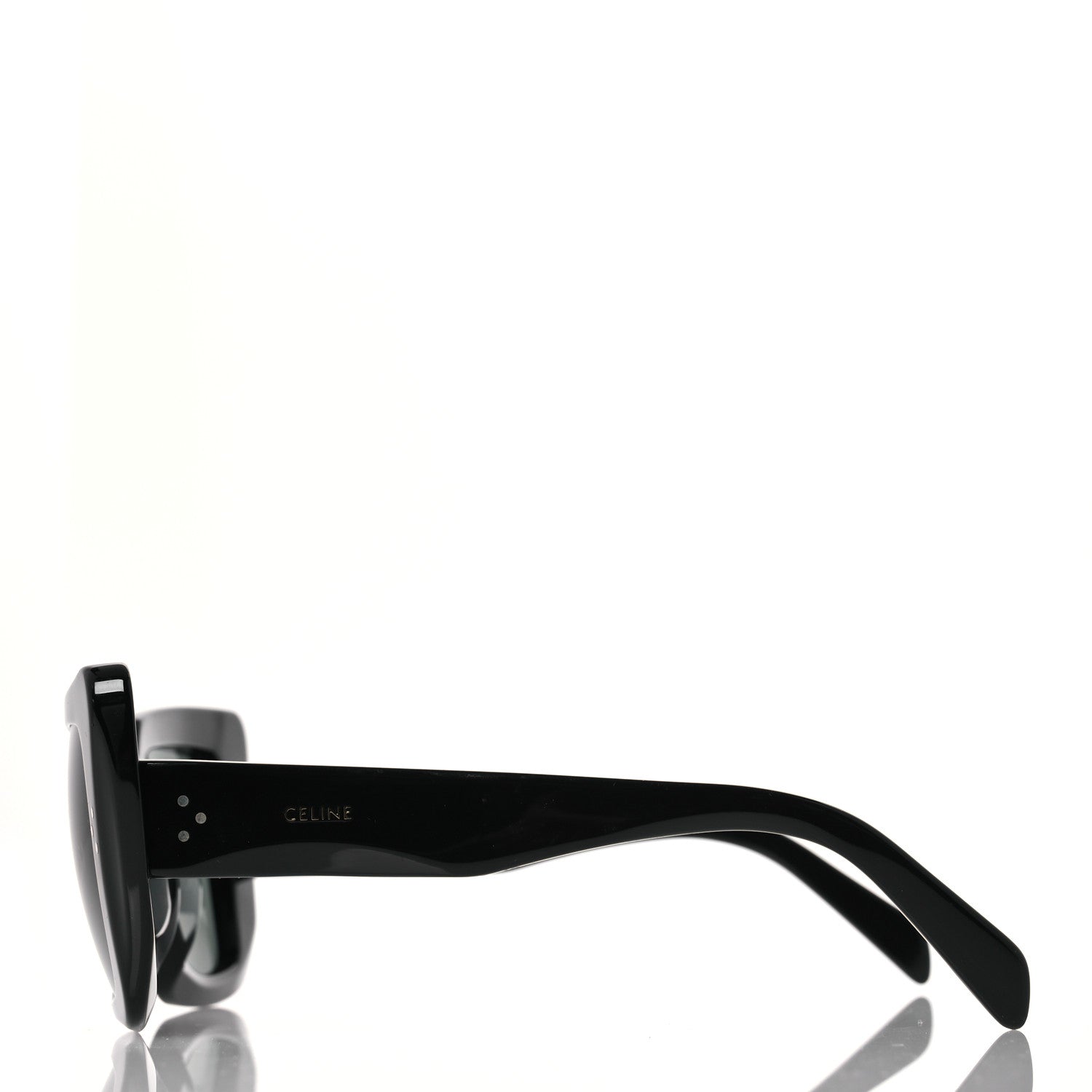 Celine Acetate Square Sunglasses CL40156U Black 3 of 7