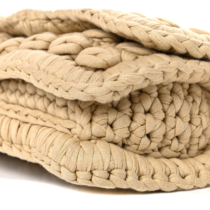 Bottega Veneta Jersey Crochet Shoulder Bag Sand 8 of 8