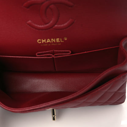 Chanel Caviar Quilted Small Double Flap Burgundy 5 of 10