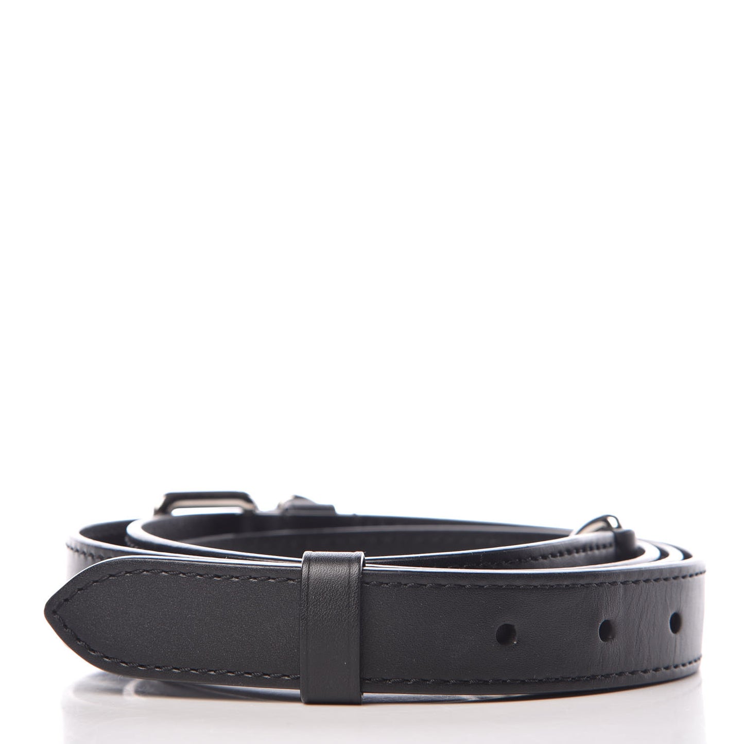Calfskin 25mm Adjustable Shoulder Strap Black