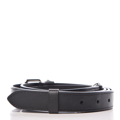Louis Vuitton Calfskin 25mm Adjustable Shoulder Strap Black 2 of 2