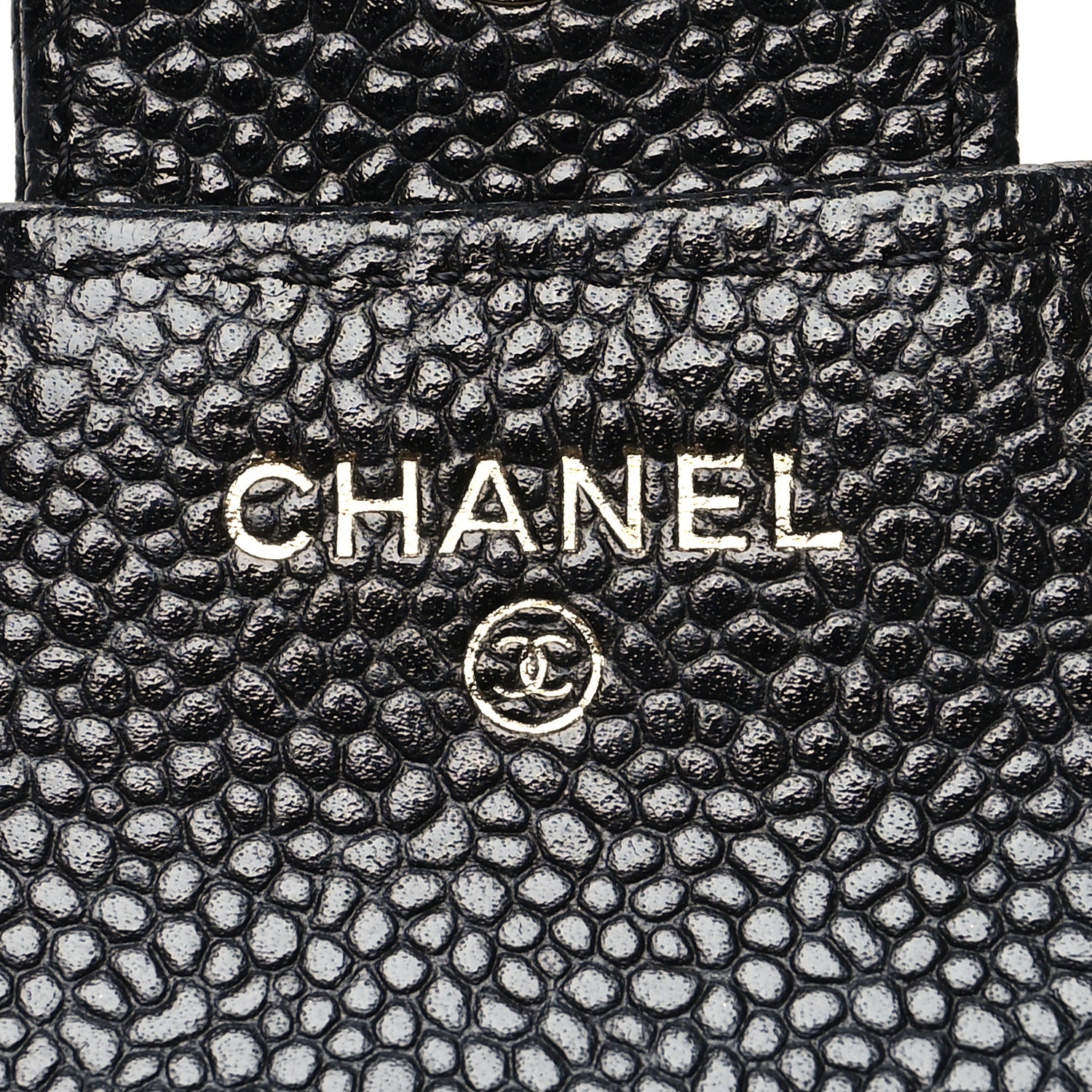 Chanel Caviar Quilted Compact Flap Wallet Black 6 of 12