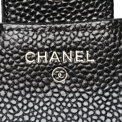 Chanel Caviar Quilted Compact Flap Wallet Black 6 of 12