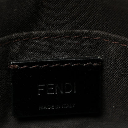 Fendi Vitello Elite Flap Crossbody Bag Black 10 of 19