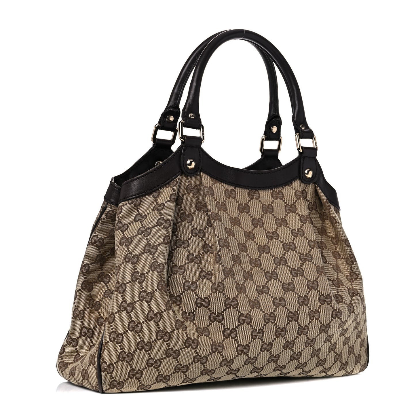 Monogram Medium Sukey Tote Dark Brown