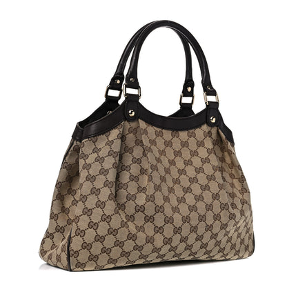 Gucci Monogram Medium Sukey Tote Dark Brown 3 of 26