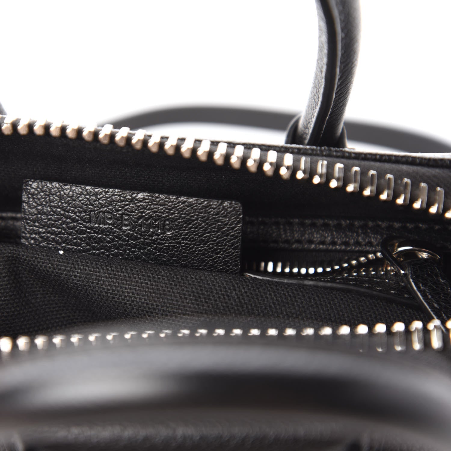 Givenchy Sugar Goatskin Striped Mini Antigona Black 9 of 10