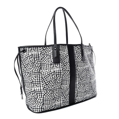 MCM Visetos Large Liz Reversible Shopper Tote Black 5 of 17