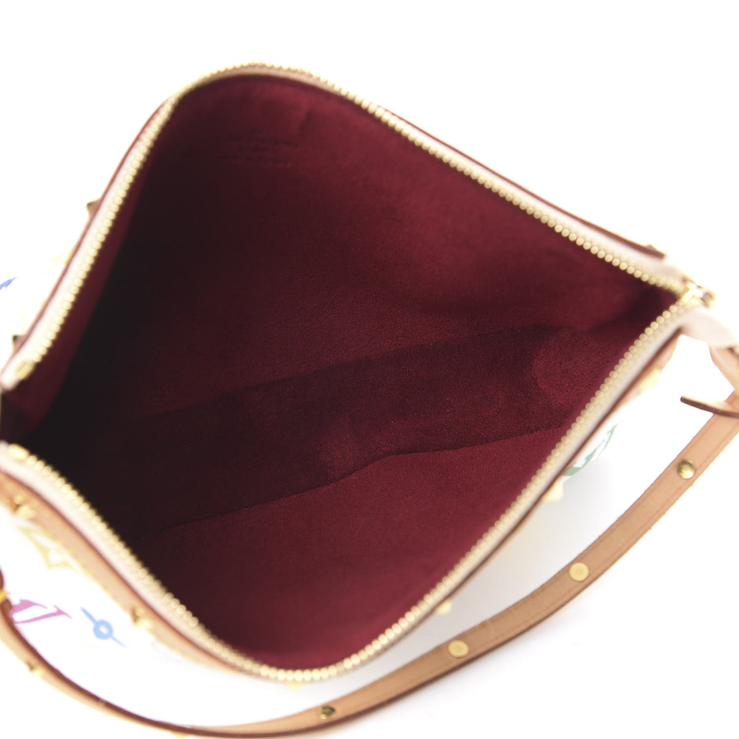 Monogram Multicolor Pochette Accessories White