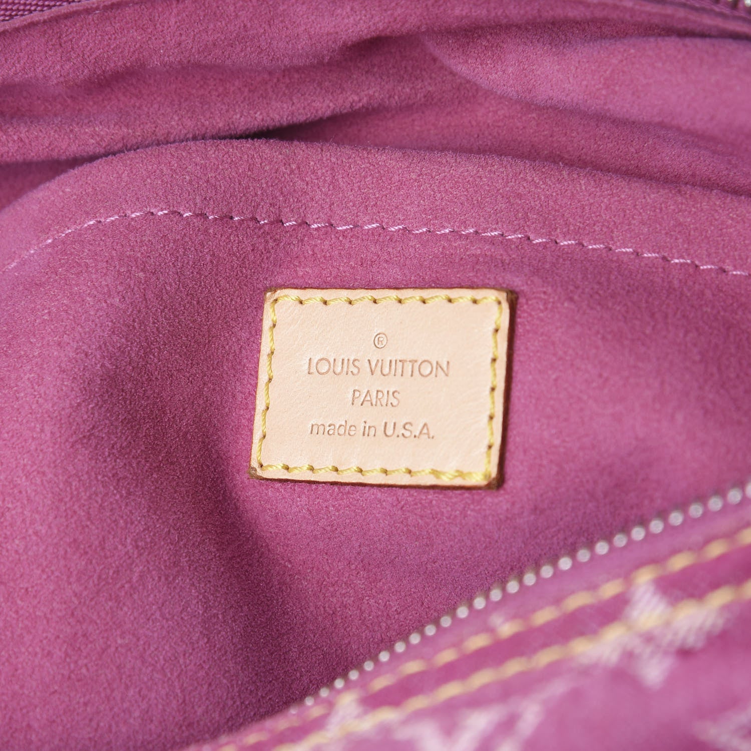 Louis Vuitton Denim Baggy GM Fuchsia 7 of 9