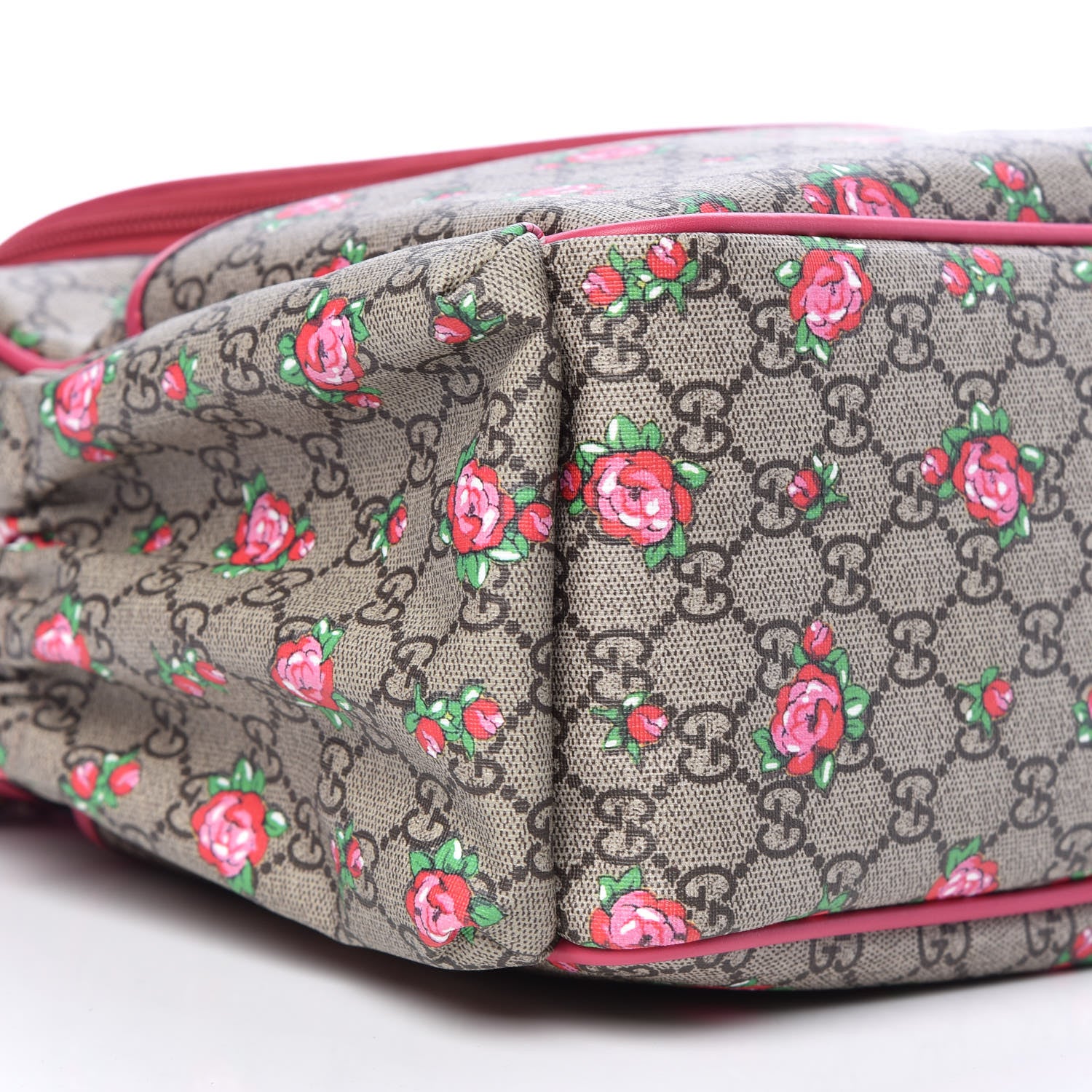 Gucci GG Supreme Monogram Rose Bud Diaper Bag Pink 8 of 10