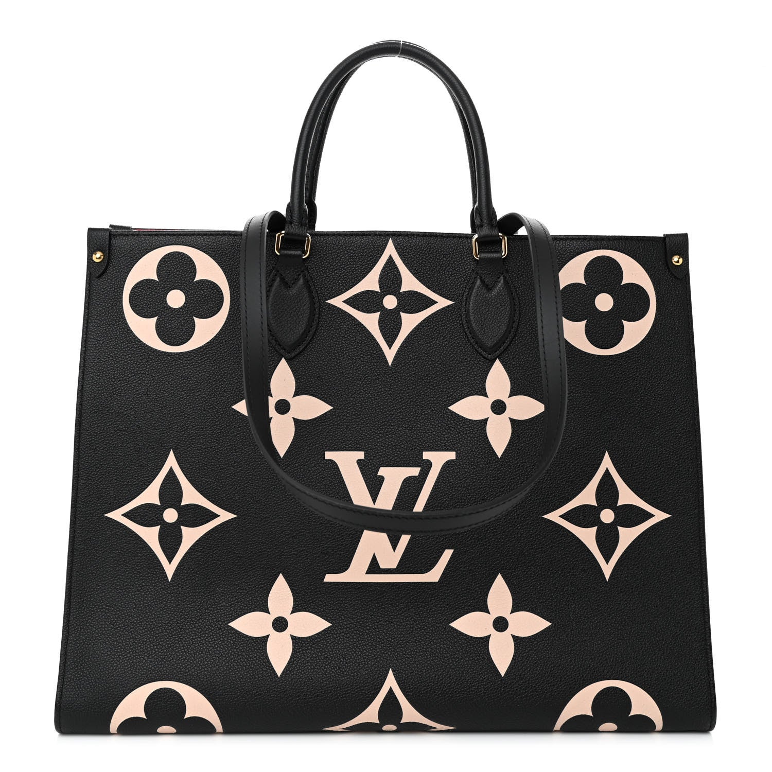 Louis Vuitton LOUIS VUITTON Empreinte Monogram Giant Onthego GM Black Beige 1 of 9