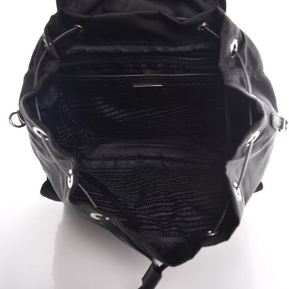 Prada Nylon New Vela Studded Backpack Black Fuoco 5 of 8