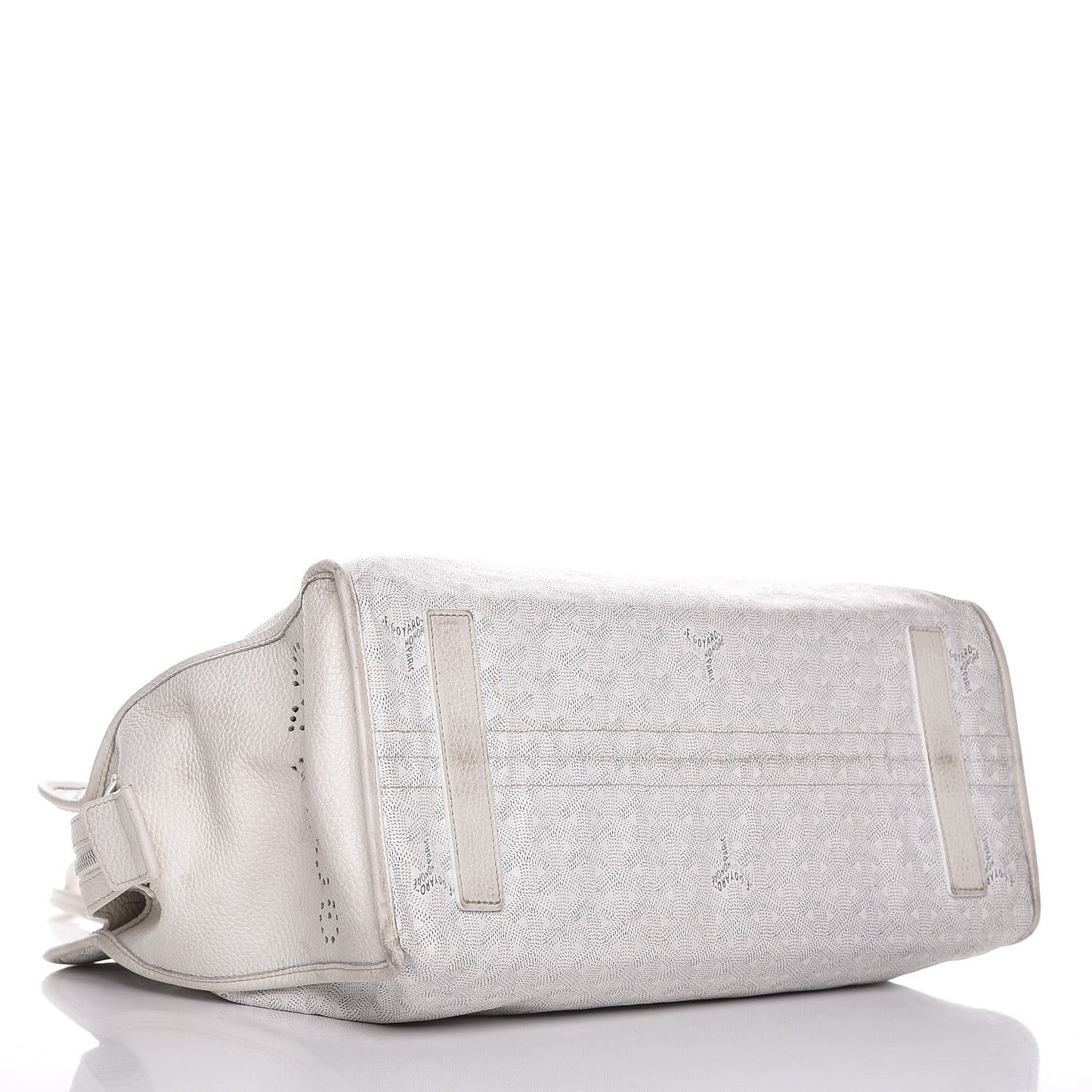Goyardine Sac Hardy Pet Carrier PM White