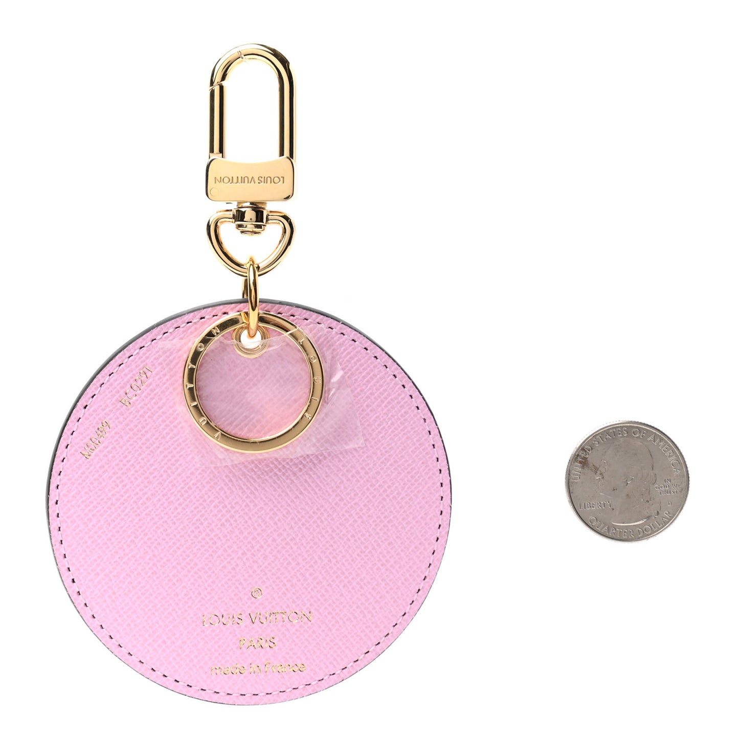 Monogram 2021 Christmas Animation Japanese Garden Bag Charm Key Ring Wisteria Pink