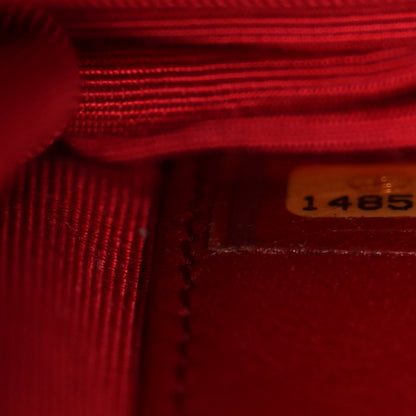 Chanel Caviar Quilted Wallet on Chain WOC Red 8 of 11
